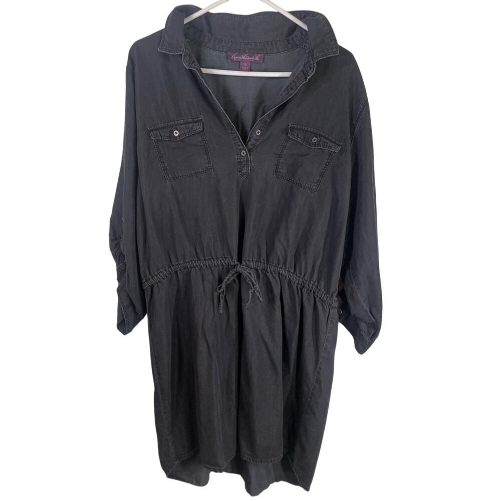 Gloria Vanderbilt Denim Shirt Dress XL